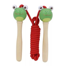 Ugrálókötél állatfigurás (béka, natúr)