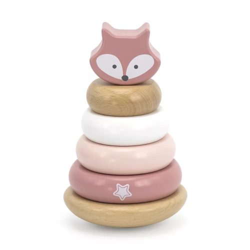 Kalapálós dühöngő és montesszori torony (róka) készletben