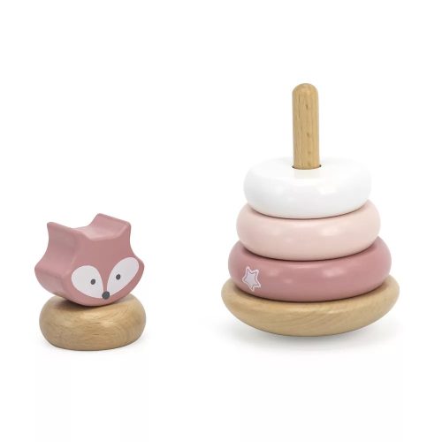 Kalapálós dühöngő és montesszori torony (róka) készletben