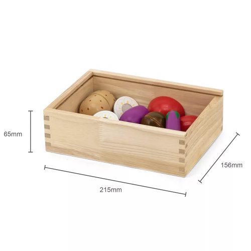 Szeletelhető zöldségek dobozban (Viga)